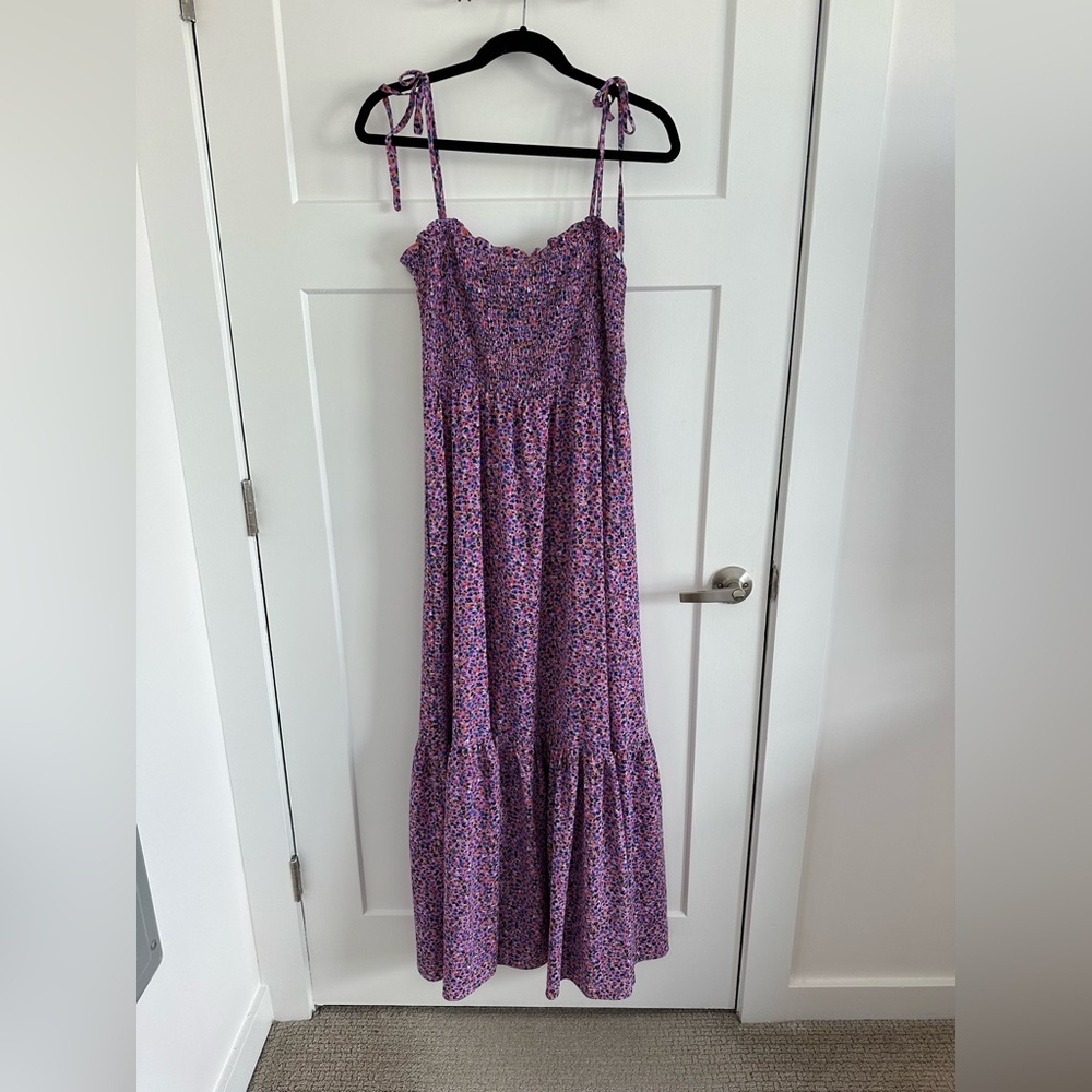 NWT Buddy Love Kendra Ditzy Purple Maxi Large
